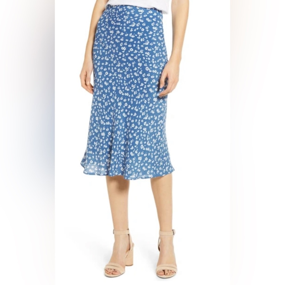Rails Floral London Skirt - Blue Daisies
